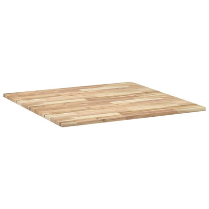 Bordsskiva fyrkantig 90x90x2 cm massivt akaciaträ