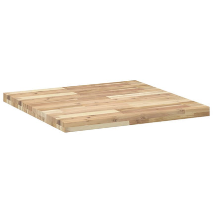 Bordsskiva fyrkantig 70x70x4 cm massivt akaciaträ