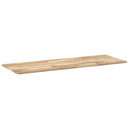 Bordsskiva rektangulär 140x50x2 cm massivt akaciaträ