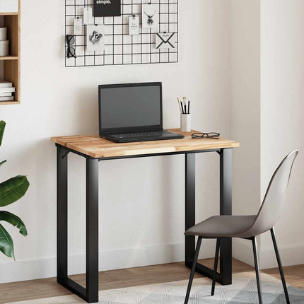 Bordsskiva rektangulär 80x60x2 cm massivt akaciaträ