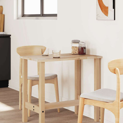 Bordsskiva rektangulär 80x60x2 cm massivt akaciaträ