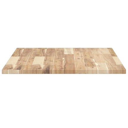 Bordsskiva rektangulär 80x60x2 cm massivt akaciaträ
