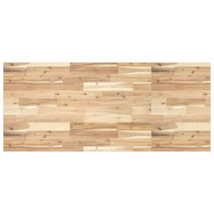 Bordsskiva rektangulär 140x60x2 cm massivt akaciaträ