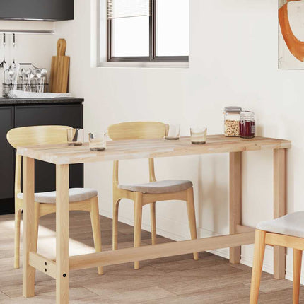 Bordsskiva rektangulär 160x50x4 cm massivt akaciaträ