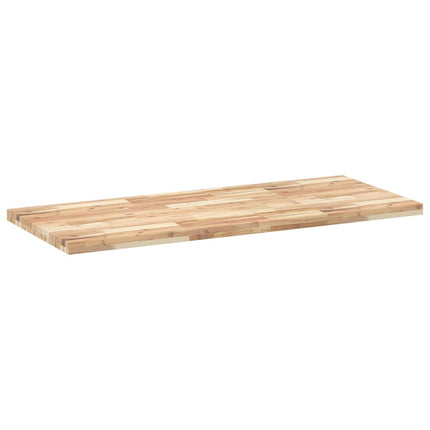 Bordsskiva rektangulär 140x60x4 cm massivt akaciaträ