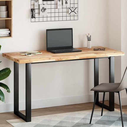 Bordsskiva rektangulär 140x60x4 cm massivt akaciaträ