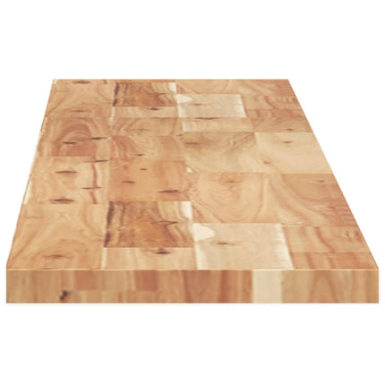 Bordsskiva rektangulär 120x20x2 cm massivt akaciaträ