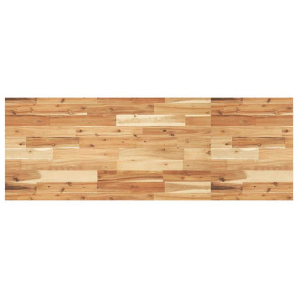 Bordsskiva rektangulär 120x50x2 cm massivt akaciaträ