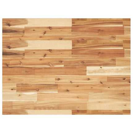 Bordsskiva rektangulär 80x60x2 cm massivt akaciaträ