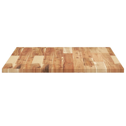 Bordsskiva rektangulär 80x60x2 cm massivt akaciaträ