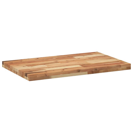 Bordsskiva rektangulär 120x50x4 cm massivt akaciaträ