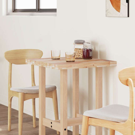 Bordsskiva rektangulär 100x60x4 cm massivt akaciaträ