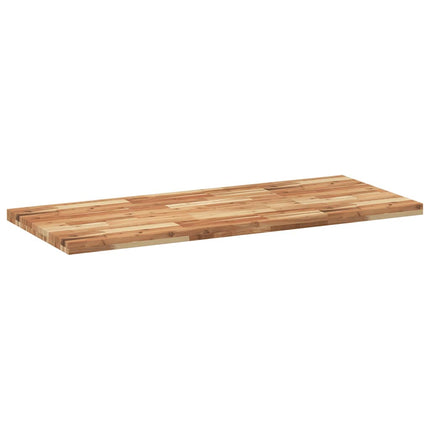 Bordsskiva rektangulär 140x60x4 cm massivt akaciaträ