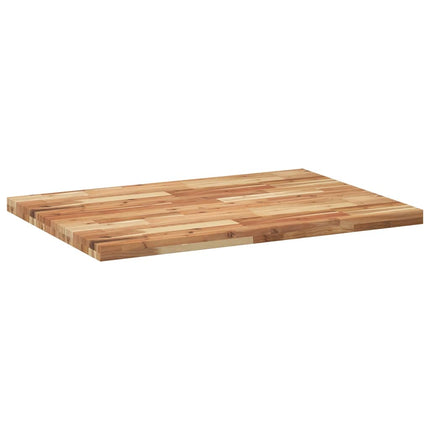 Bordsskiva rektangulär 120x70x4 cm massivt akaciaträ