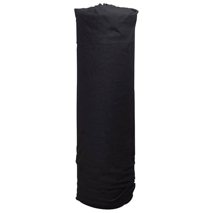 Ogräsduk 1x10 m polyesterfiber svart