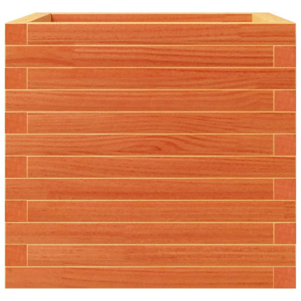 Odlingslåda vaxbrun 50x50x46 cm massiv furu