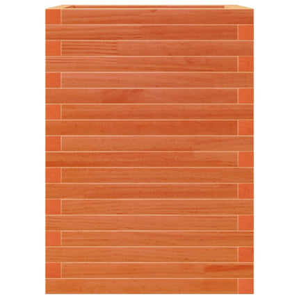 Odlingslåda vaxbrun 50x50x68,5 cm massiv furu