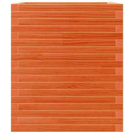 Odlingslåda vaxbrun 60x60x68,5 cm massiv furu
