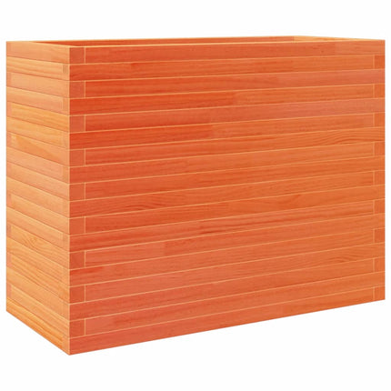 Odlingslåda vaxbrun 90x40x68,5 cm massiv furu