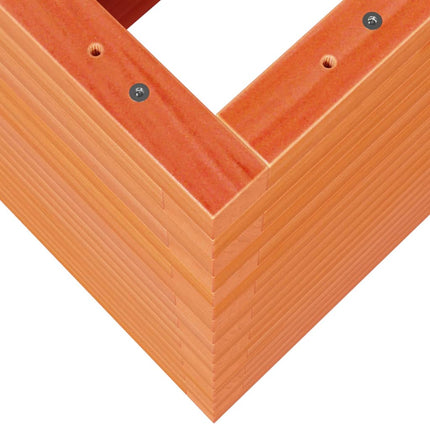 Odlingslåda vaxbrun 90x40x68,5 cm massiv furu