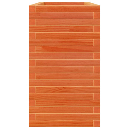 Odlingslåda vaxbrun 110x40x68,5 cm massiv furu