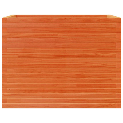 Odlingslåda vaxbrun 90x60x68,5 cm massiv furu