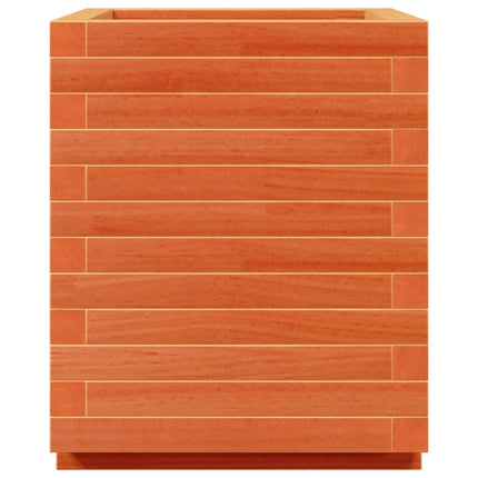 Odlingslåda vaxbrun 40x40x49,5 cm massiv furu