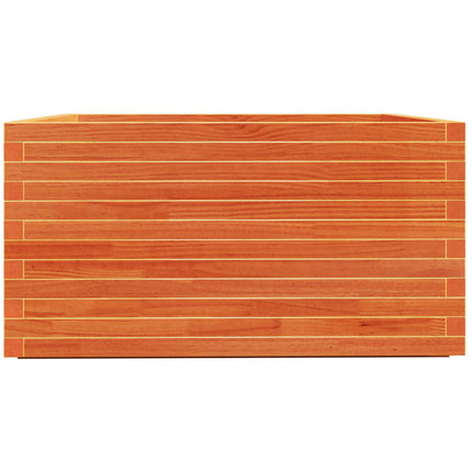 Odlingslåda vaxbrun 90x90x49,5 cm massiv furu
