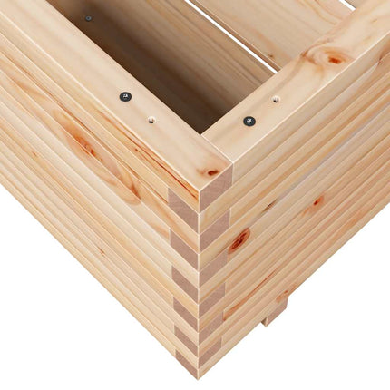 Odlingslåda 90x60x49,5 cm massivt furuträ