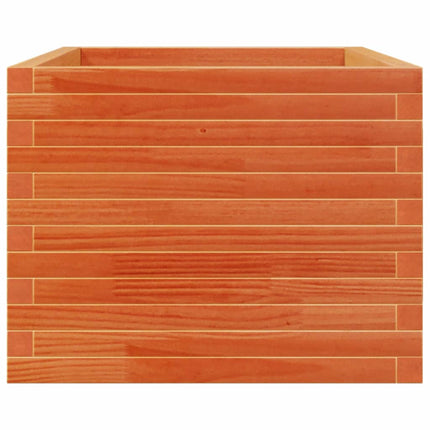 Odlingslåda vaxbrun 110x60x49,5 cm massiv furu