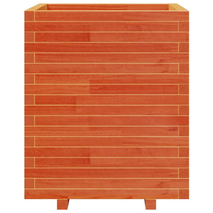 Odlingslåda vaxbrun 60x60x72,5 cm massiv furu