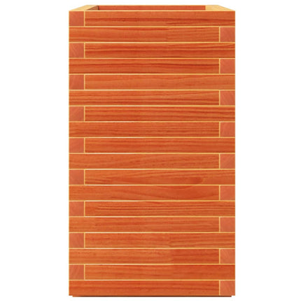 Odlingslåda vaxbrun 70x40x72,5 cm massiv furu