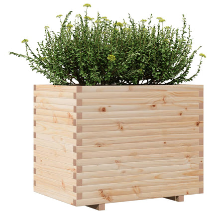 Odlingslåda 90x60x72,5 cm massivt furuträ