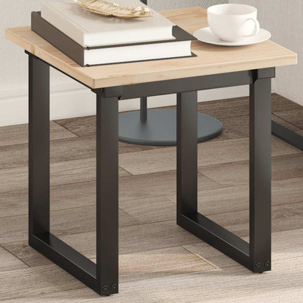 Bordsskiva 40x40x1,7 cm fyrkantig massiv furu