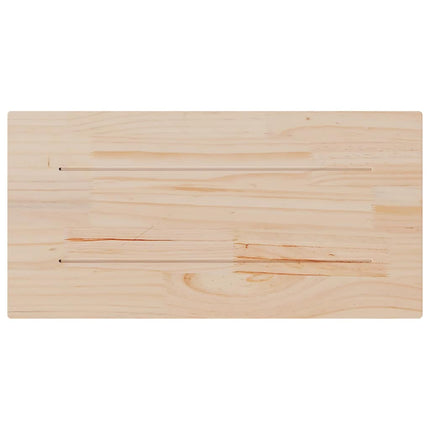 Bordsskivor 2 st 90x45x1,7 cm rektangulär massiv furu
