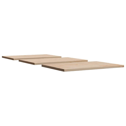 Bordsskivor 3 st 80x47x1,7 cm rektangulär massiv furu