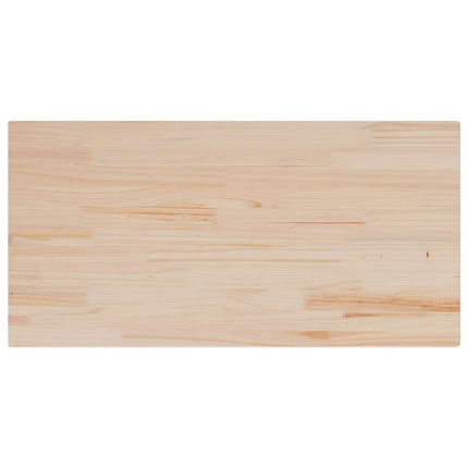 Bordsskivor 4 st 100x50x2,5 cm rektangulär massiv furu