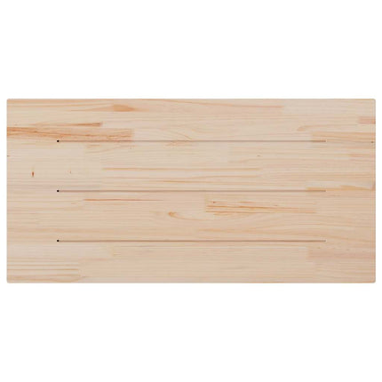 Bordsskivor 4 st 100x50x2,5 cm rektangulär massiv furu