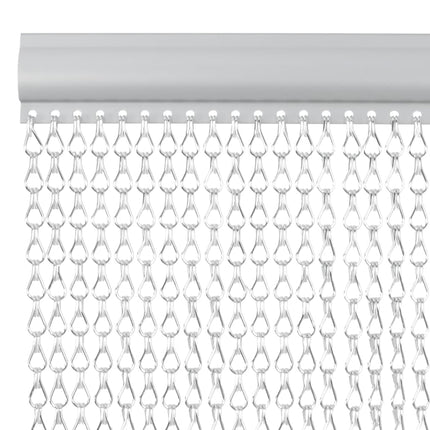 Myggdraperi för dörr 56x186 cm aluminium