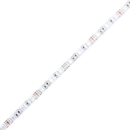Soffbord med LEDs rökfärgad ek 40x40x30 cm konstruerat trä