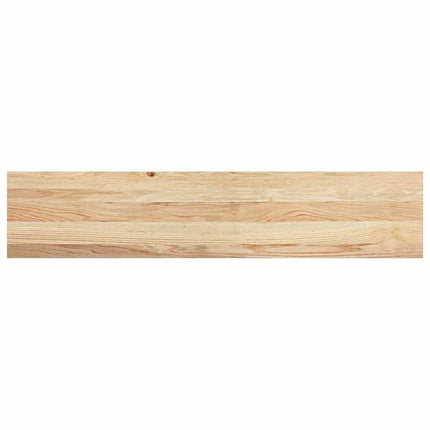 Trappstegsmattor 4 pcs obehandlad 120x25x2 cm massiv ek