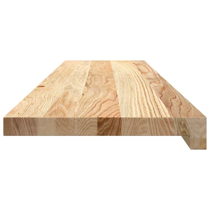 Trappstegsmattor 4 pcs obehandlad 100x30x2 cm massiv ek