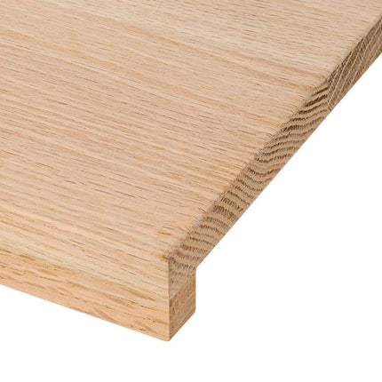 Trappstegsmattor 4 pcs obehandlad 100x30x2 cm massiv ek