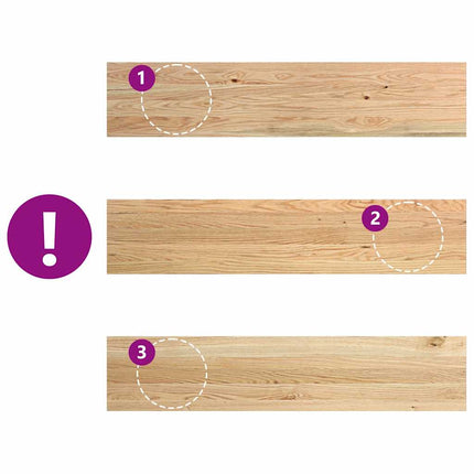 Trappstegsmattor 4 pcs obehandlad 120x30x2 cm massiv ek