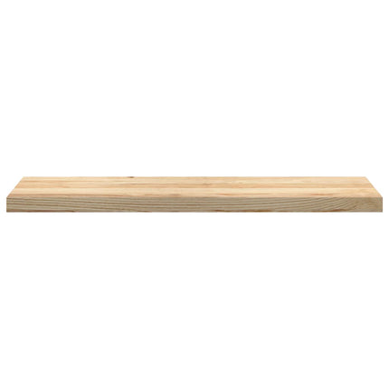 Trappstegsmattor 8 pcs obehandlad 100x25x2 cm massiv ek