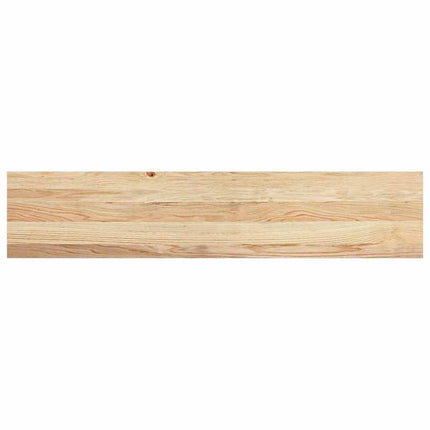 Trappstegsmattor 8 pcs obehandlad 120x25x2 cm massiv ek