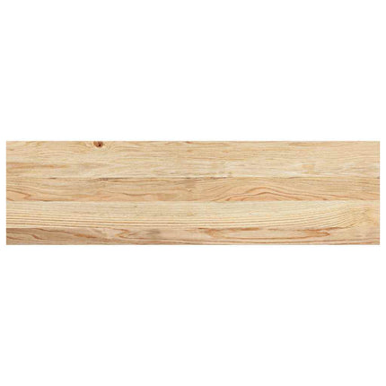 Trappstegsmattor 8 pcs obehandlad 90x30x2 cm massiv ek