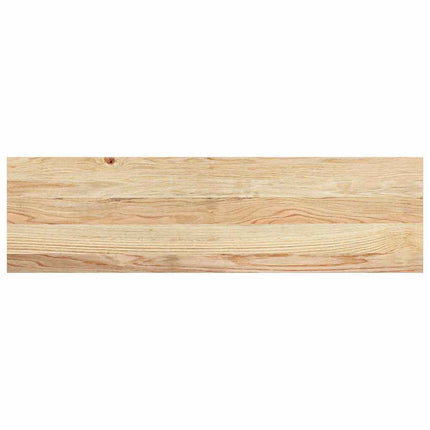 Trappstegsmattor 12 pcs obehandlad 90x25x2 cm massiv ek