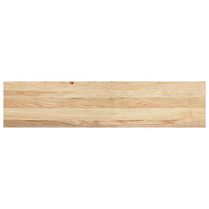 Trappstegsmattor 12 pcs obehandlad 110x25x2 cm massiv ek