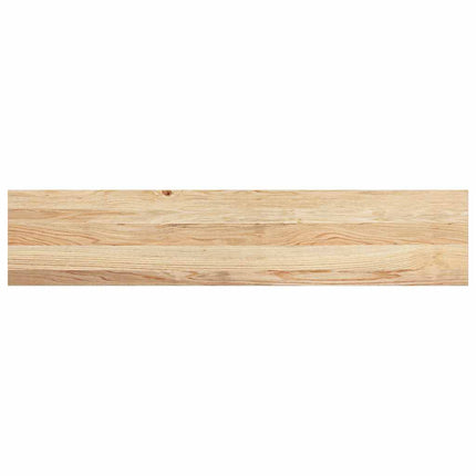 Trappstegsmattor 12 pcs obehandlad 120x25x2 cm massiv ek